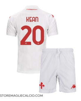 Fiorentina Moise Kean #20 Maglia Gara Trasferta Repliche 2024-25 Bambino